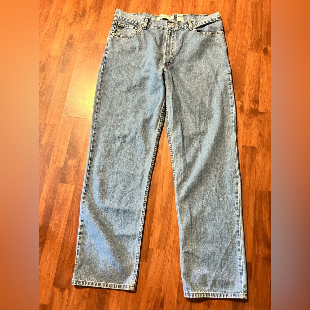 Levi's 550 Men’s Relaxed Straight Casual Jeans Light 42x34 Casual Work Cowboy